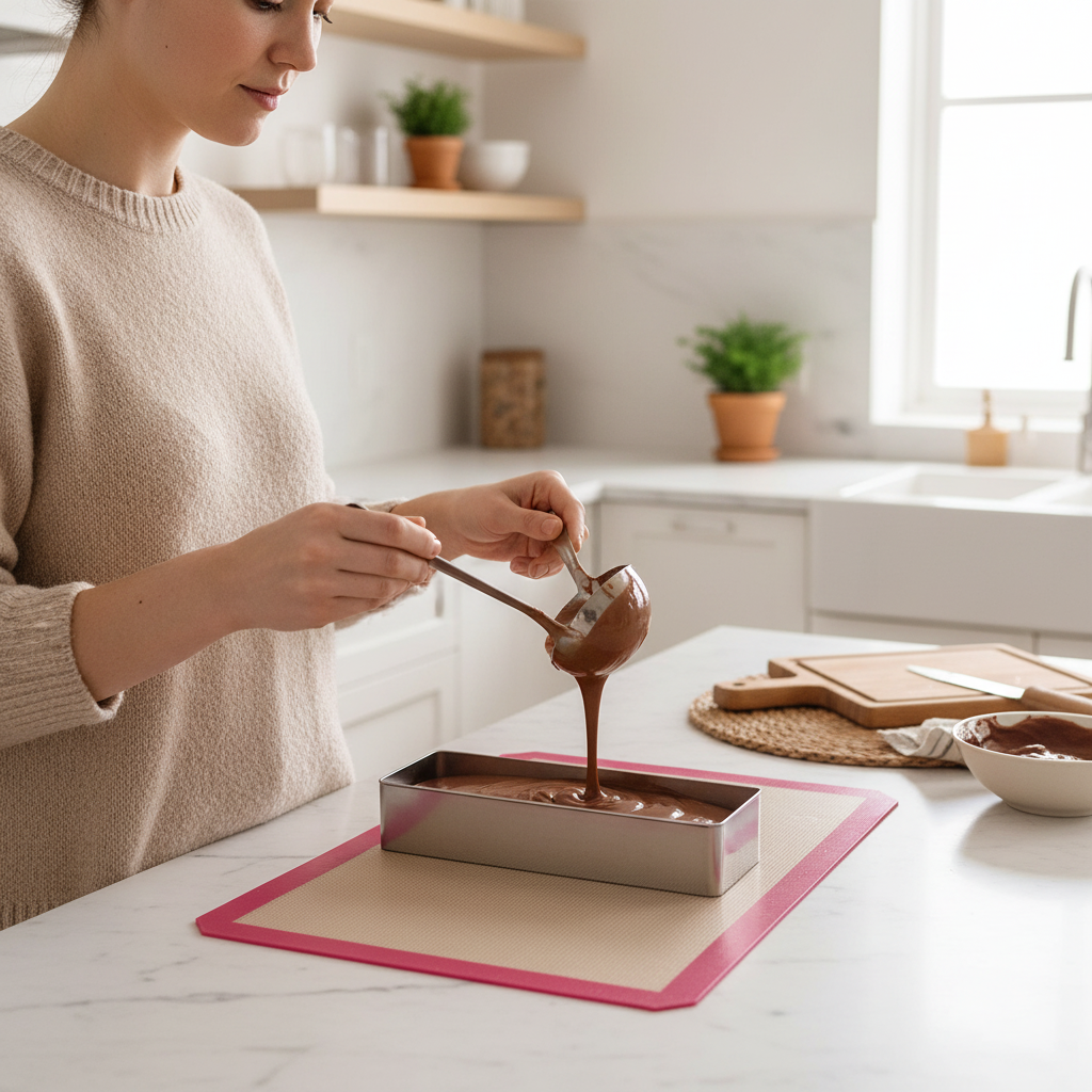 Femme remplis Cadre patisserie