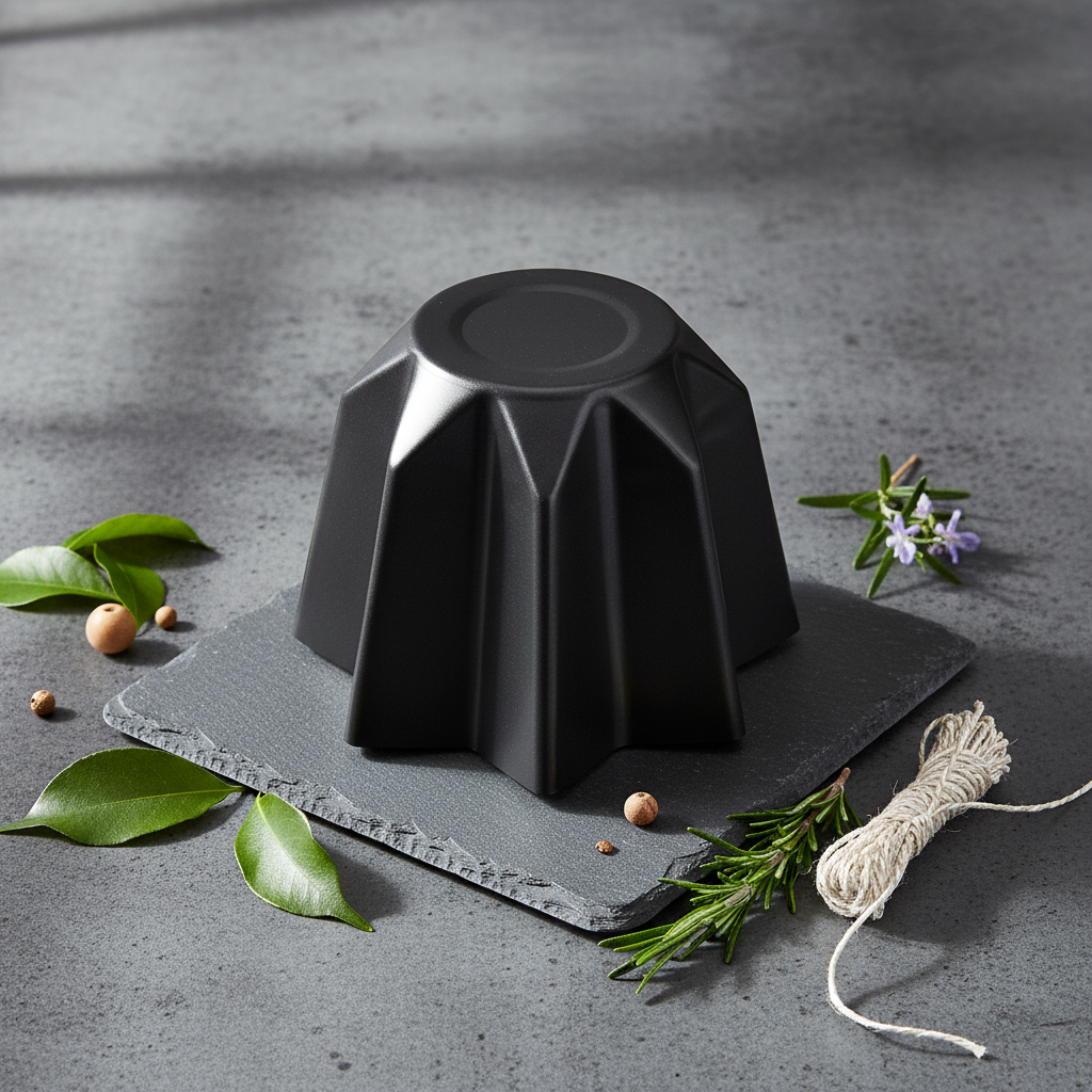 Moule à Pandoro sur ardoise noir