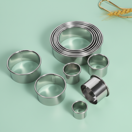 Set Emporte pieces ronds ambiance pastel moderne