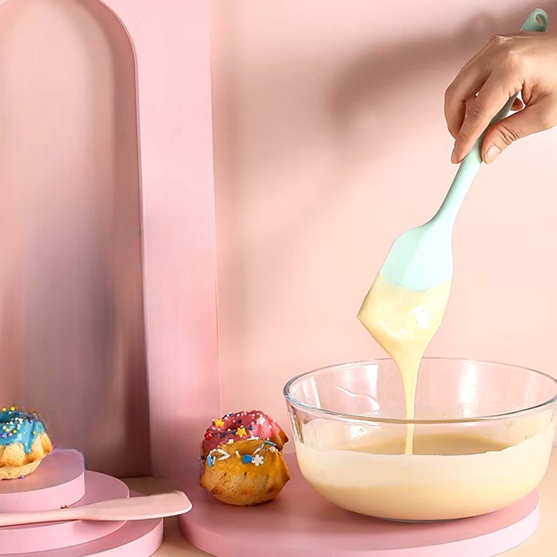 SiliconeSpatula Vert Mon Rayon Pâtisserie