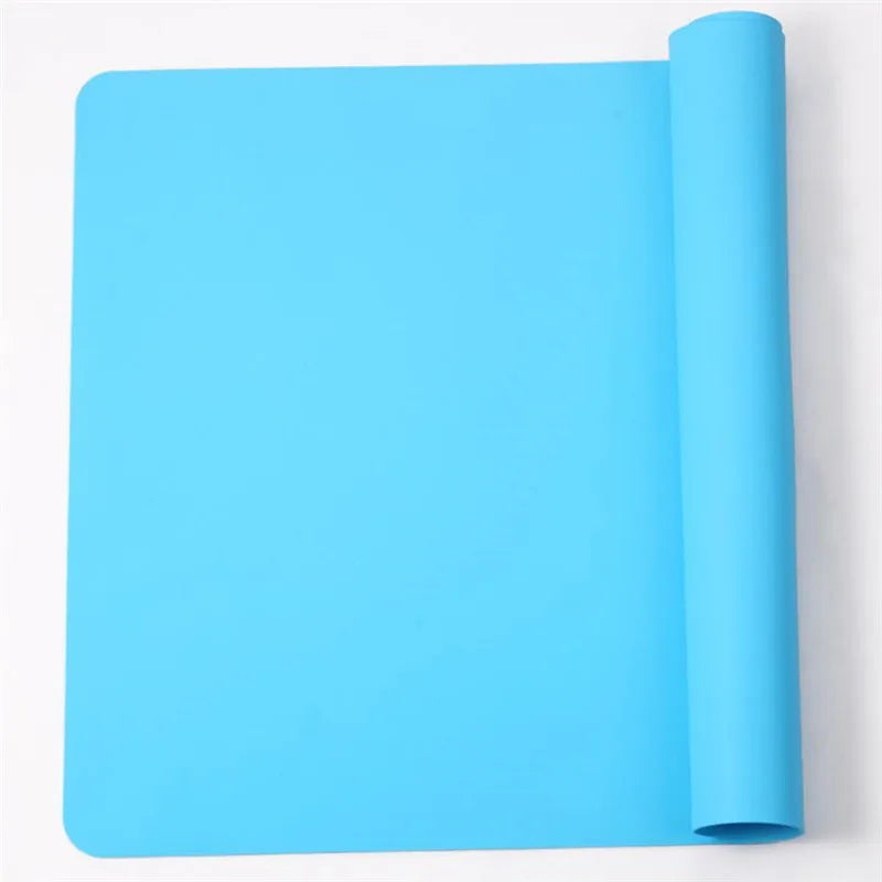 tapis de cuisson de couleur bleu