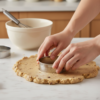 Utilisation emporte piece rond sur pâte 