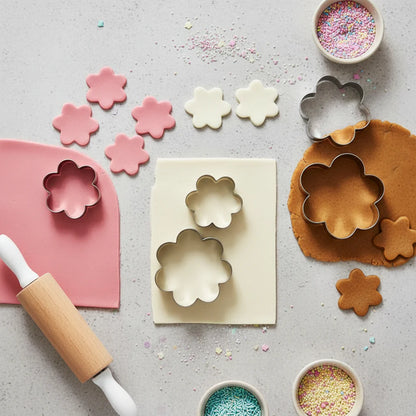 Emporte Piece Fleur sur pâte biscuit