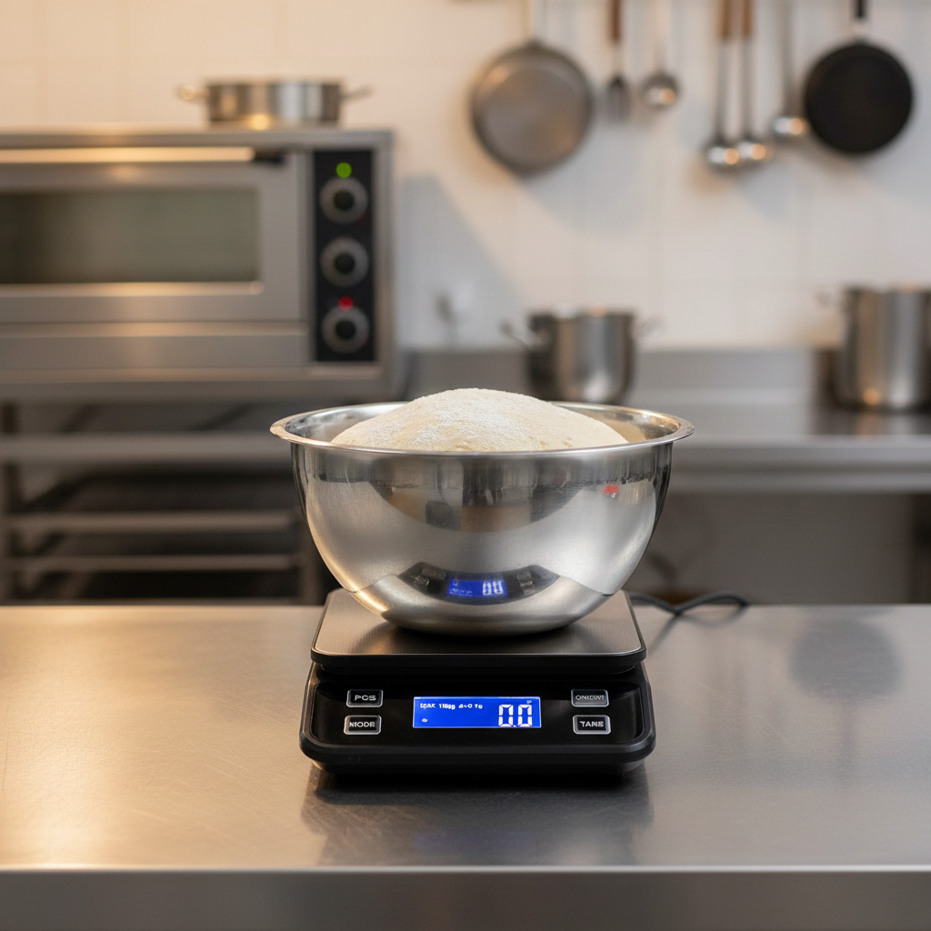 Balance patisserie professionnelle sur plan travail cuisine capacité 10kg