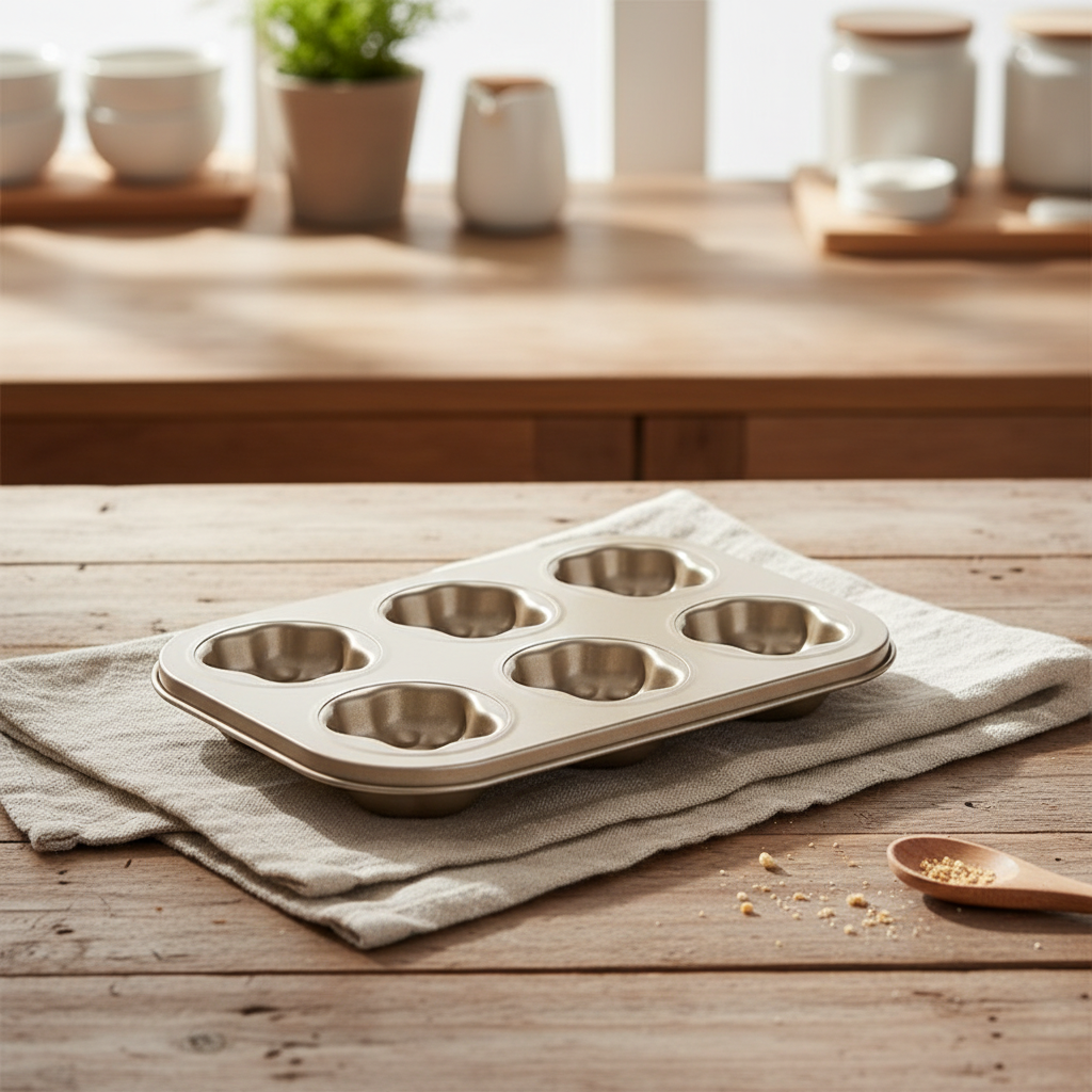 Moule a gateau original forme pâte chien de 6 cavités