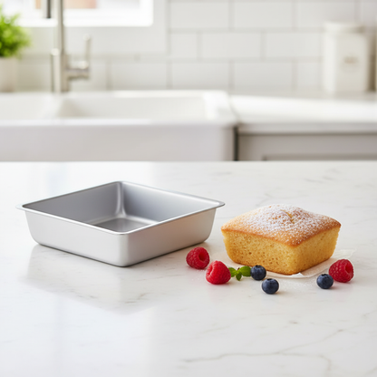 Moule à Gâteau Carré format argenté