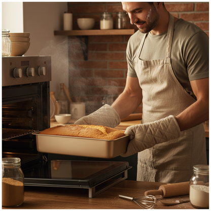 Mise au four Moule à gâteau rectangulaire taille L 