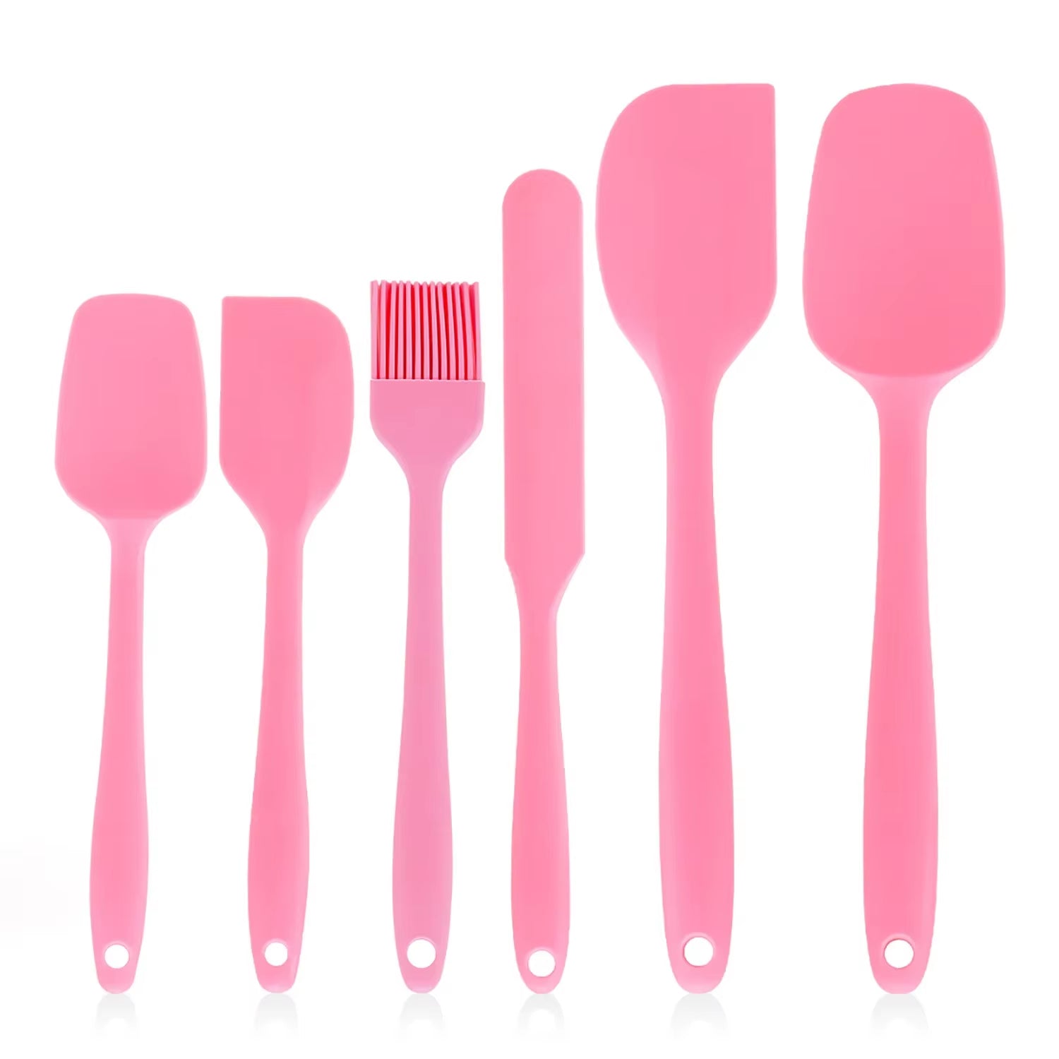 Spatules en silicone alimentaire lot 6 pièces